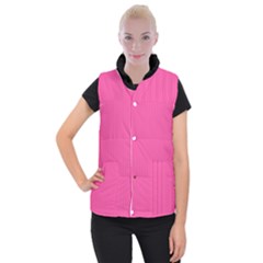 Brilliant Rose - Women s Button Up Vest by FashionLane