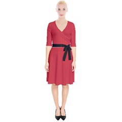 Flame Scarlet - Wrap Up Cocktail Dress by FashionLane