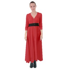 Flame Scarlet - Button Up Maxi Dress by FashionLane