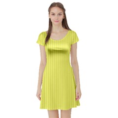 Laser Lemon - Short Sleeve Skater Dress by FashionLane