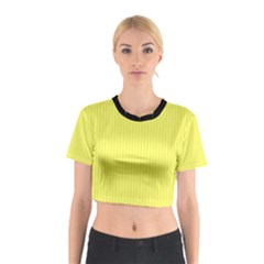 Laser Lemon - Cotton Crop Top by FashionLane