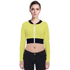 Laser Lemon - Long Sleeve Zip Up Bomber Jacket by FashionLane