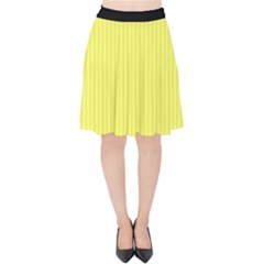 Laser Lemon - Velvet High Waist Skirt by FashionLane