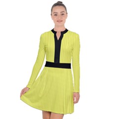 Laser Lemon - Long Sleeve Panel Dress by FashionLane