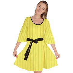 Laser Lemon - Velour Kimono Dress by FashionLane