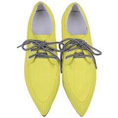 Laser Lemon - Pointed Oxford Shoes by FashionLane