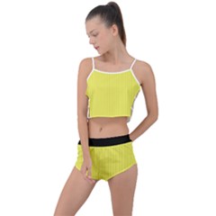 Laser Lemon - Summer Cropped Co-ord Set by FashionLane