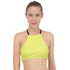 Laser Lemon - Racer Front Bikini Top by FashionLane