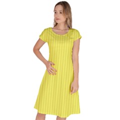 Laser Lemon - Classic Short Sleeve Dress by FashionLane