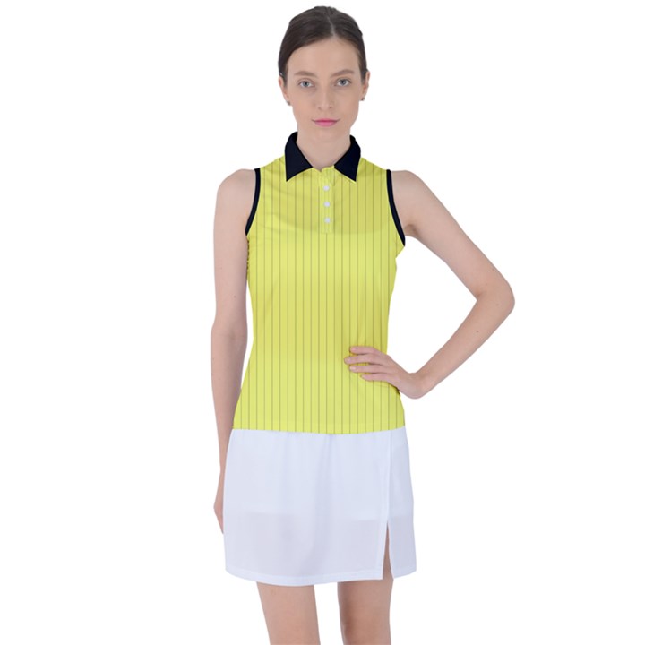 Laser Lemon - Women s Sleeveless Polo Tee