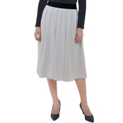 Coconut Milk - Classic Velour Midi Skirt  by FashionLane