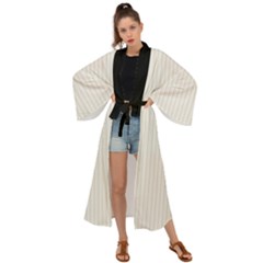 Coconut Milk - Maxi Kimono by FashionLane