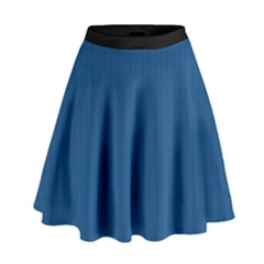 Classic Blue - High Waist Skirt by FashionLane