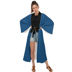 Classic Blue - Maxi Kimono by FashionLane