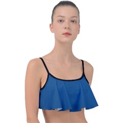 Classic Blue - Frill Bikini Top by FashionLane