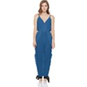 Classic Blue - Sleeveless Tie Ankle Jumpsuit View1