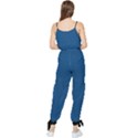 Classic Blue - Sleeveless Tie Ankle Jumpsuit View2