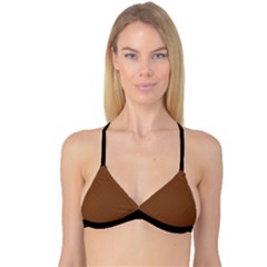 Caramel Cafe Brown - Reversible Tri Bikini Top by FashionLane