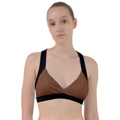 Caramel Cafe Brown - Sweetheart Sports Bra by FashionLane