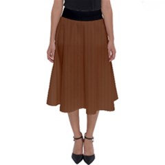 Caramel Cafe Brown - Perfect Length Midi Skirt by FashionLane