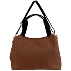 Caramel Cafe Brown - Double Compartment Shoulder Bag by FashionLane