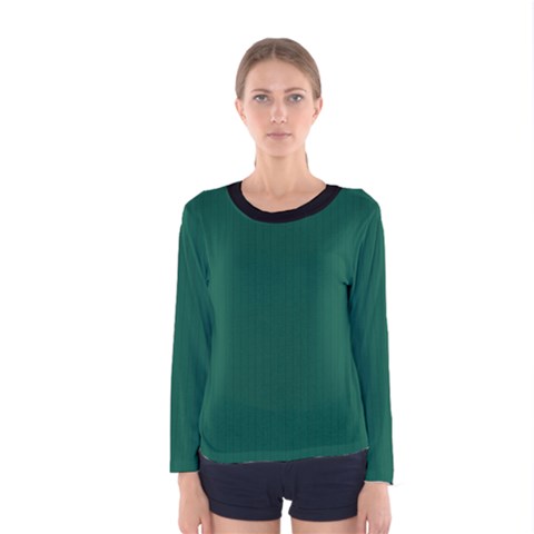 Christmas Green - Women s Long Sleeve Tee by FashionLane