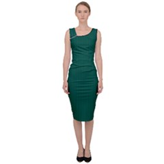 Christmas Green - Sleeveless Pencil Dress by FashionLane