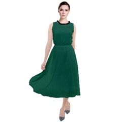 Christmas Green - Round Neck Boho Dress by FashionLane