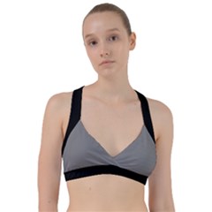 Battleship Grey - Sweetheart Sports Bra by FashionLane