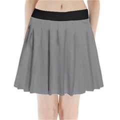 Battleship Grey - Pleated Mini Skirt by FashionLane