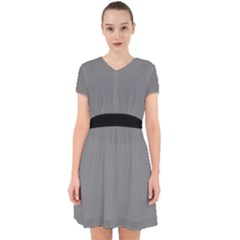 Battleship Grey - Adorable In Chiffon Dress by FashionLane