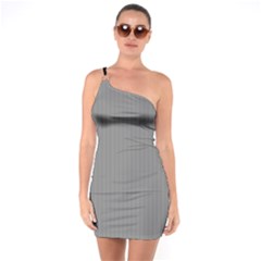 Battleship Grey - One Soulder Bodycon Dress by FashionLane