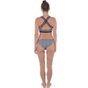 Battleship Grey - Cross Back Hipster Bikini Set View2