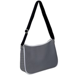 Battleship Grey - Zip Up Shoulder Bag by FashionLane