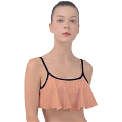 Cantaloupe Orange - Frill Bikini Top by FashionLane