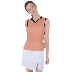 Cantaloupe Orange - Women s Sleeveless Sports Top by FashionLane