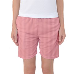 Candlelight Peach - Women s Basketball Shorts by FashionLane