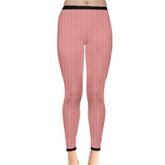 Candlelight Peach - Inside Out Leggings by FashionLane