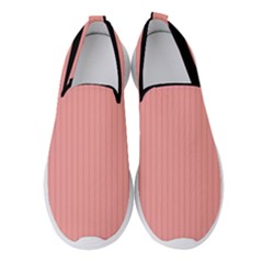 Candlelight Peach - Women s Slip On Sneakers by FashionLane