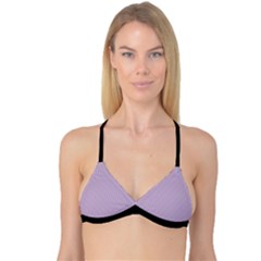 Wisteria Purple - Reversible Tri Bikini Top by FashionLane