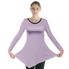 Wisteria Purple - Long Sleeve Tunic  by FashionLane