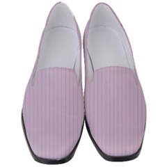 Wisteria Purple - Women s Classic Loafer Heels by FashionLane