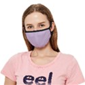 Wisteria Purple - Crease Cloth Face Mask (Adult) View1