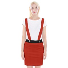 Christmas Red - Braces Suspender Skirt by FashionLane