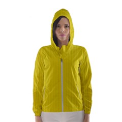 Citrine Yellow - Women s Hooded Windbreaker by FashionLane