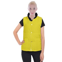 Citrine Yellow - Women s Button Up Vest