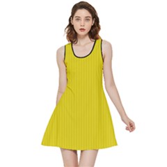 Citrine Yellow - Inside Out Reversible Sleeveless Dress by FashionLane