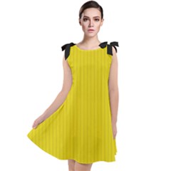 Citrine Yellow - Tie Up Tunic Dress by FashionLane