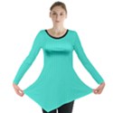 Turquoise - Long Sleeve Tunic  View1