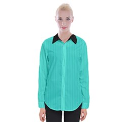 Turquoise - Womens Long Sleeve Shirt